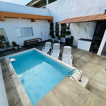 Вилла Casa Compacta Com Piscina Гуаружа Экстерьер фото